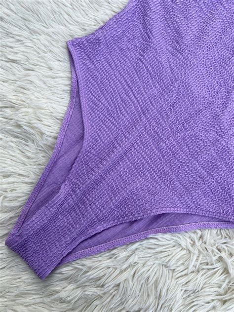 Purple One Piece Bikini Women S Fashion Swimwear Bikinis Swimsuits On Carousell