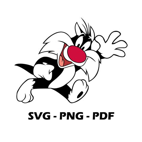 Sylvester Svg Cat 1 Cat Svg Cat Pdf Cat Png Cat Cricut Sylvester