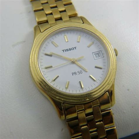 Tissot Pr50 Mens Quartz Watch Tissot Bracelet Fully Working