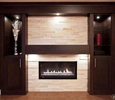 Встроенный камин электрический в интерьере под телевизором 96 фото