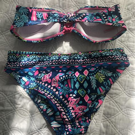 Lilly Pulitzer Bikini Set Both Size Great Depop