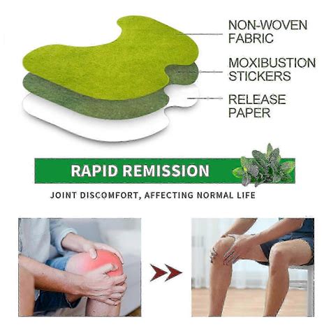 Knee Pain Relief Patches, Knee Heat Patches, Warming Herbal Plaster