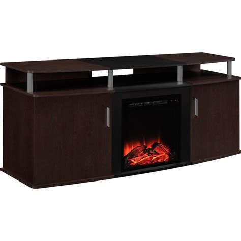 Dorel Carson 135 Lb Capacity Electric Fireplace Entertainment Console