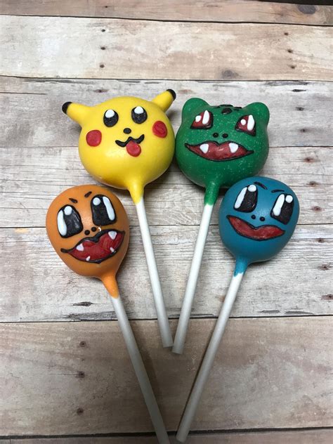 Pokemon Cake Pops - Etsy