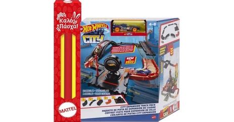 Mattel Λαμπάδα Hot Wheels Νέo City Πίστα Επέκτασης BestPrice gr