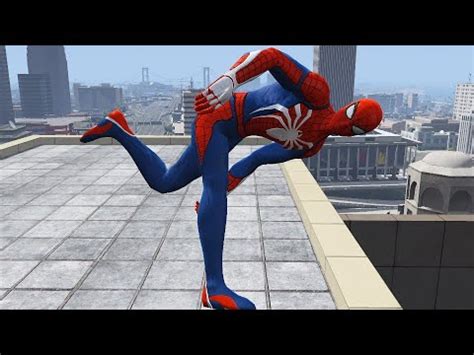 Gta Spiderman Jumping Off Highest Buildings Ragdolls Euphoria