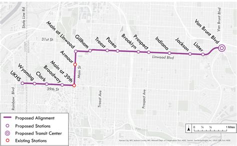 east west kc streetcar study releases proposed stops
