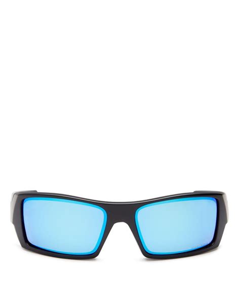 Oakley Gascan Polarized Wraparound Sunglasses in Blue | Lyst