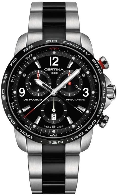 Certina Ds Podium Quartz Precidrive Big Size Chronograph Sec C