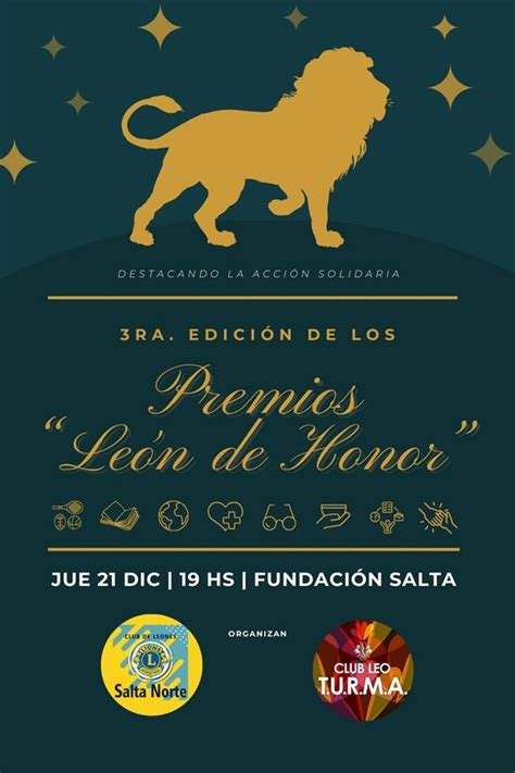 El Club de Leones Salta llevará a cabo la 3ra Edición de los Premios