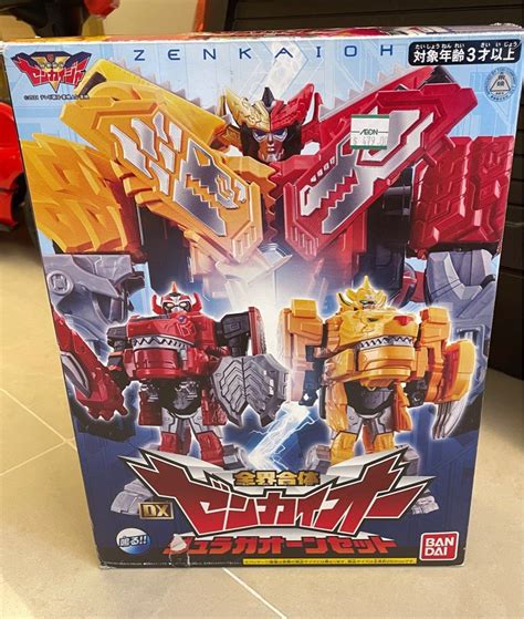 機界戰隊 全界者 全界合體 侏儸加 侏羅獅王套組 Bandai Zenkaiger Zenkaioh Juragaon Set 興趣及遊戲