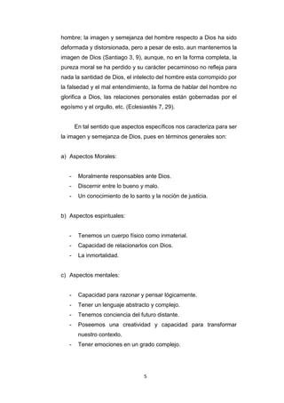 El Hombre Imagen De Dios Pdf