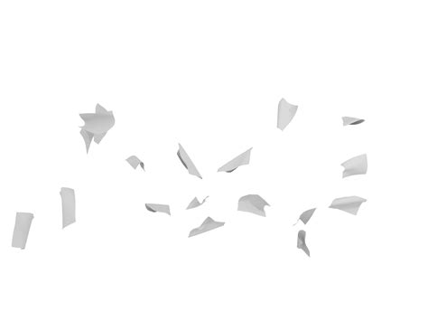 Flying Papers Png