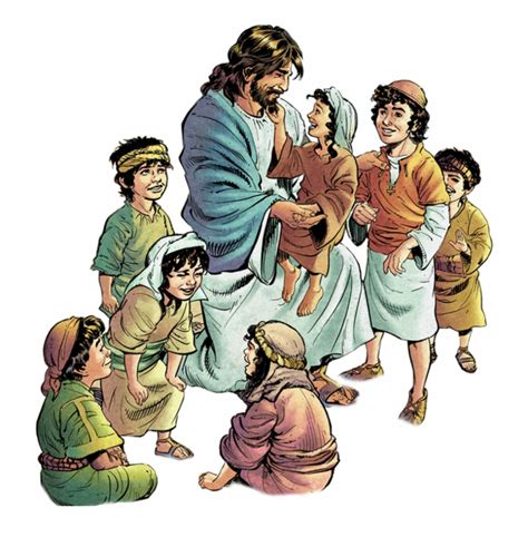 Jesus Teaching Children Clip Art