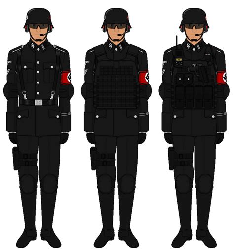 Modern Waffen Ss Uniform By Zrubal On Deviantart