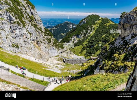 Wendelsteinbahn And Hiking Trails At Wendelstein Bayrischzell Upper