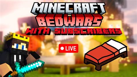 Minecraft Bedwars Live With Subscribers Jugadu Gaming Bedwars Youtube