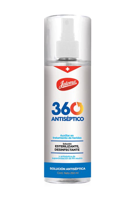 Jaloma 360 Solución Antiséptica 250 Ml Jaloma