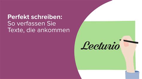 Grundlagen Des Schreibens Online Lernen Mit Lecturio