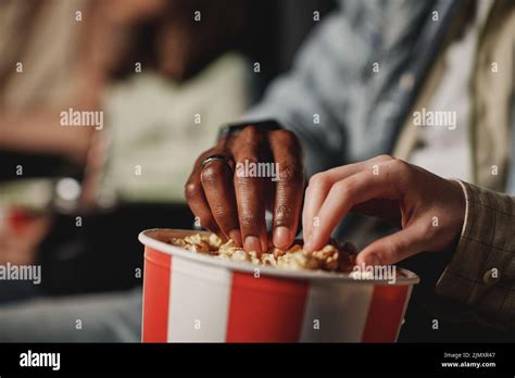 Selective Focus Of Unrecognizable Ethnically Diverse Man And Woman In