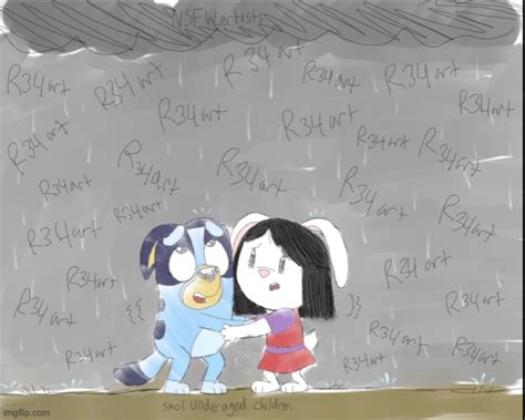 Bluey And Elinor Fan Art I Found Imgflip