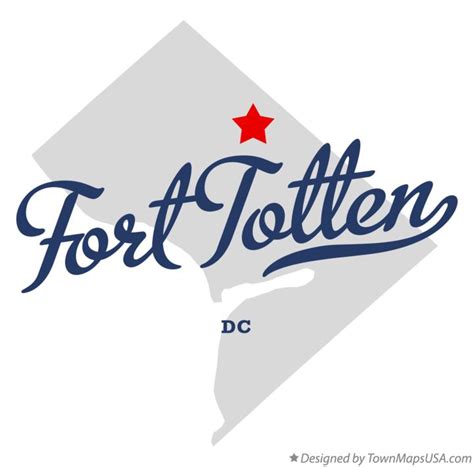 Map of Fort Totten, DC, District Of Columbia