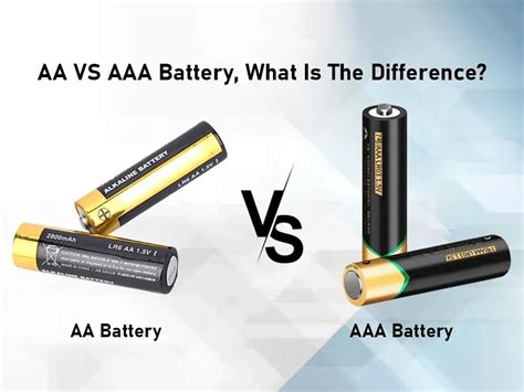 Aa Vs Aaa Battery What Is The Difference