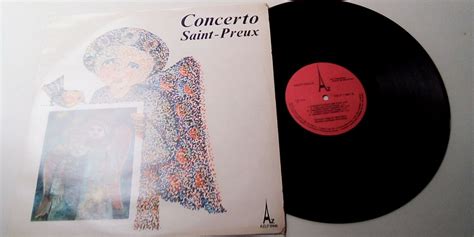 Lp Vinil Concerto Saint Preux Concerto Pour Une Voix Item De