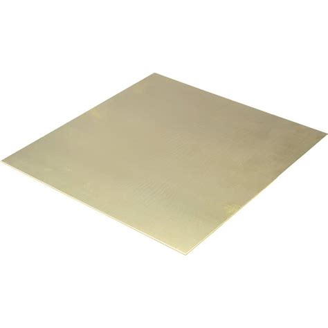 Value Collection 0064 Inch Thick X 12 Inch Wide X 12 Inch Long Brass Sheet Msc Direct