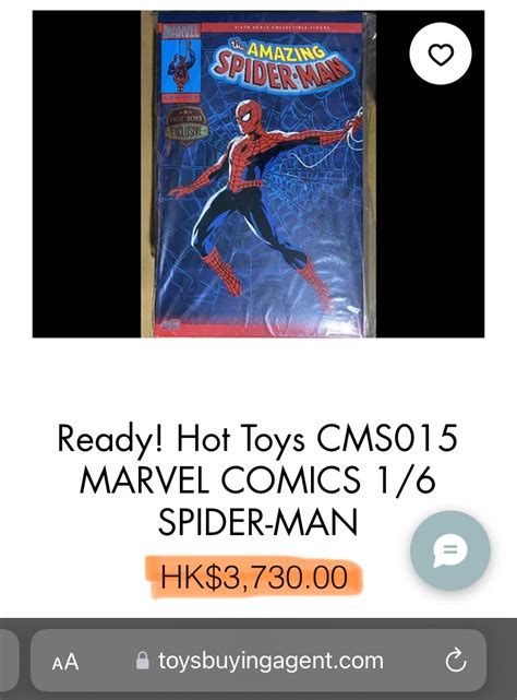 Hot Toys 1 6 The Amazing Spiderman Comic Version Page 10 Collector Freaks Collectibles Forum