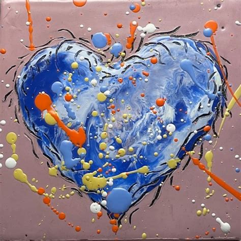 Encaustic Heart 1 Janice Jones Peninsula Art Gallery Sidney BC