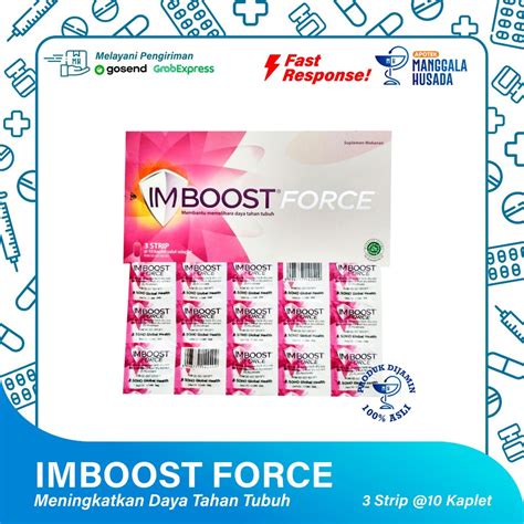 Jual Imboost Force 1 Box 3 Strip 10 Kaplet Shopee Indonesia