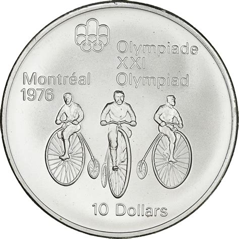 Coin Canada Montréal XXI Olympiade 10 Dollars 1974 Ottawa