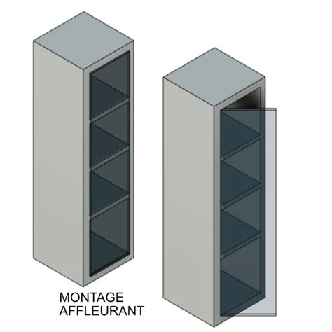 Porte De Meuble Simple En Verre Trempe Porte Sur Mesure