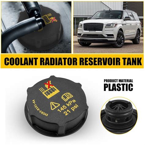 Engine Coolant Radiator Reservoir Tank Overflow Cap For Jaguar E Pace