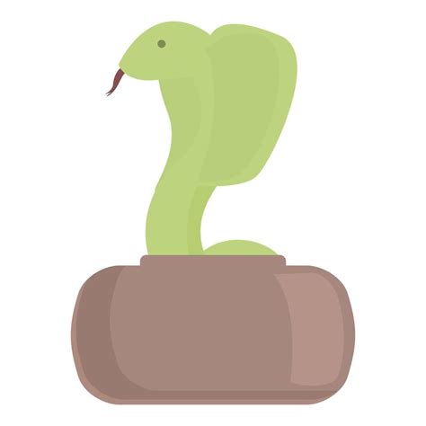 Snake box icon cartoon vector. Cute charmer 21433938 Vector Art at Vecteezy