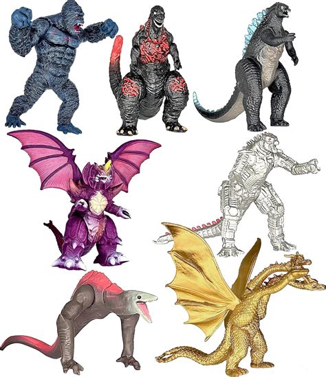 Amazon Twcare Exclusive Set Of Godzilla Vs Kong Toys Movable