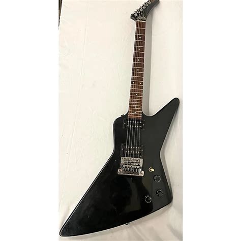 Used Gibson Vintage 1984 Gibson Explorer Black Solid Body Electric ...