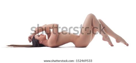 Sexy Nude Model Long Hair Isolated Stock Photo 152469533 Shutterstock