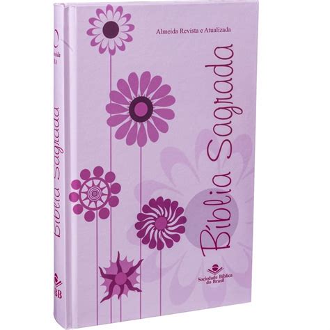 Biblia Sagrada Feminina Rosa Capa Dura R Em Mercado Livre