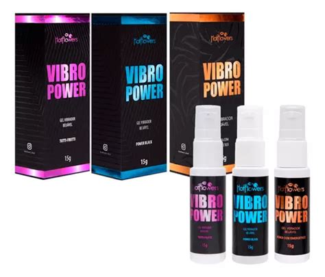Vibro Power Gel Beijável Efeito Vibrador g Hot Flowers Sabor Tutti Frutti MercadoLibre