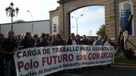 Trabajadores De Navantia Ferrol Protestan Ante El Abismo De La Falta