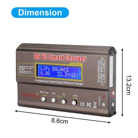 B6 V3 80w 6a Lipo Battery Balance Charger Discharger Upgrade Version For Rc Toys Ebay