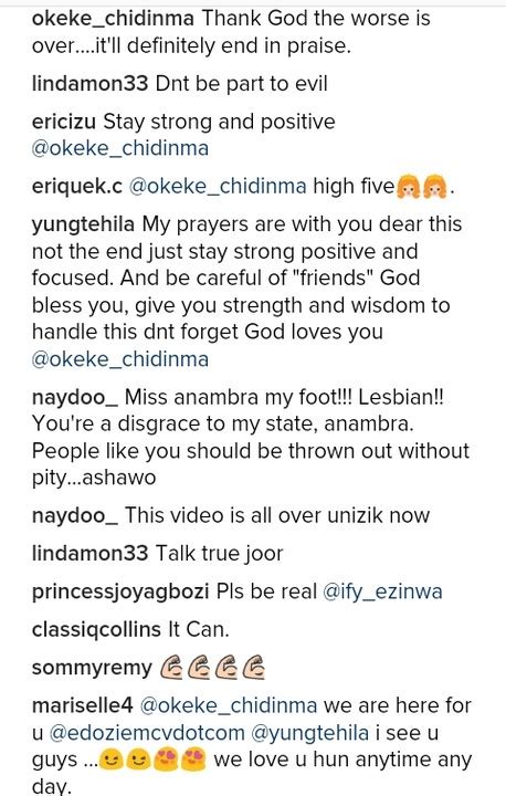 Nigerians Blast Chidinma Over Leaked Lesbian Sex Tape The Herald