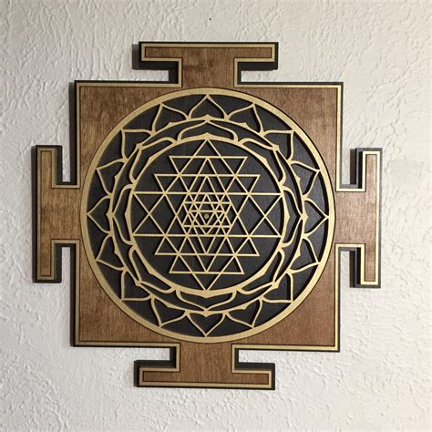 Shri Yantra Laser Cut Shiva Yantra Wall Art Lord Shiva Sacred