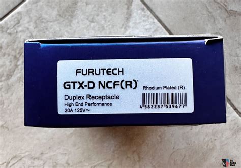 Furutech Gtx D Ncf Receptacle Wall Outlet Rhodium Plating Brand New