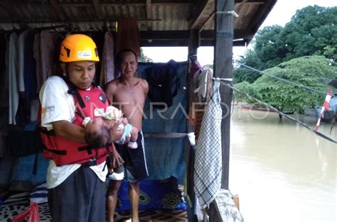 BANJIR DI KALIMANTAN SELATAN ANTARA Foto