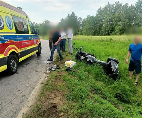 Podkarpackie Zderzenie dwóch motocykli i quada Dwie osoby w szpitalu