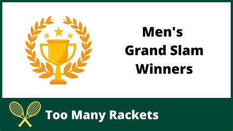 Men S Grand Slam Winners Singles