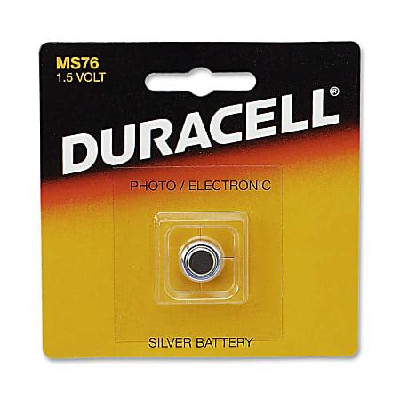 Duracell Silver Oxide Button Cell Battery Office Depot